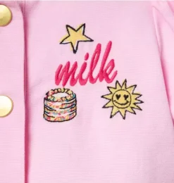 Janie and Jack Rompers & Jumpsuits-Milk Bar x Puff Sleeve Romper strawberry macaron