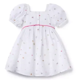 Janie and Jack Dresses-Milk Bar x Just Desserts Dress white treats