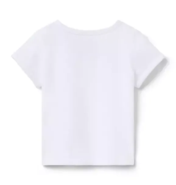 Janie and Jack Short Sleeve Tops-Milk Bar x Ice Cream Tee white