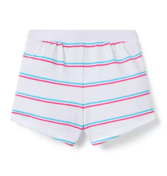 Janie and Jack Skirts & Shorts-Milk Bar x Striped Short white stripe