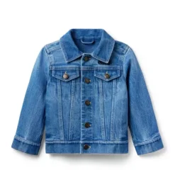 Janie and Jack Jackets & Coats|Jackets & Coats-Milk Bar x Denim Trucker Jacket meridian medium wash