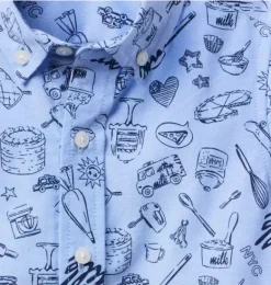 Janie and Jack Shirts-Milk Bar x Slice Of Style Shirt ocean air treats