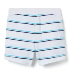 Janie and Jack Shorts-Milk Bar x Striped Short white stripe