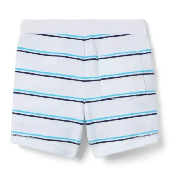 Janie and Jack Shorts-Milk Bar x Striped Short white stripe