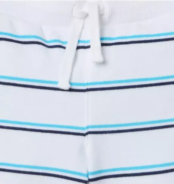 Janie and Jack Shorts-Milk Bar x Striped Short white stripe
