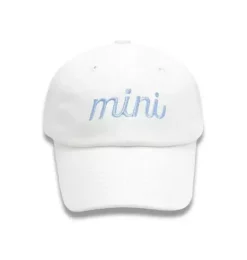 Janie and Jack Kids Accessories-Mini Baseball Hat white