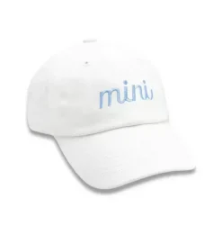 Janie and Jack Kids Accessories-Mini Baseball Hat white