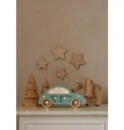 Janie and Jack Lighting-Mini Beetle Car retro blue
