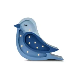Janie and Jack Lighting-Mini Bird Lamp denim/blue