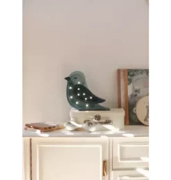 Janie and Jack Lighting-Mini Bird Lamp denim/blue
