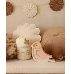 Janie and Jack Lighting-Mini Bird Lamp strawberry/cream