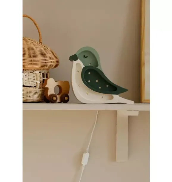 Janie and Jack Lighting-Mini Bird Lamp pistachio cream