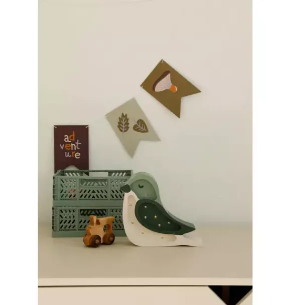Janie and Jack Lighting-Mini Bird Lamp pistachio cream