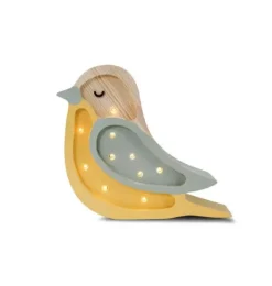 Janie and Jack Lighting-Mini Bird Lamp khaki/mustard