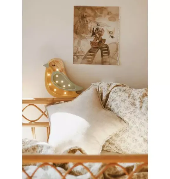 Janie and Jack Lighting-Mini Bird Lamp khaki/mustard