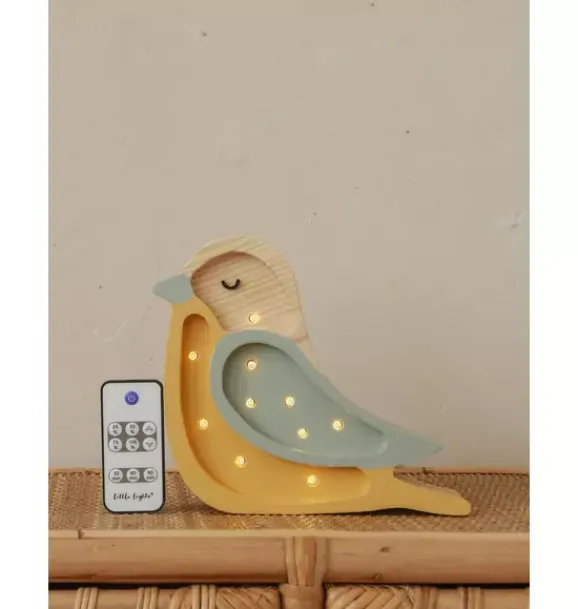 Janie and Jack Lighting-Mini Bird Lamp khaki/mustard