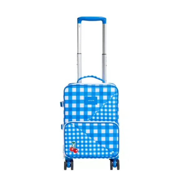 Janie and Jack Kids Accessories|Luggage-Mini Logan Carry-On Suitcase gingham