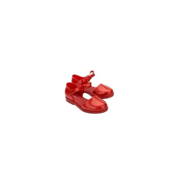 Janie and Jack Shoes & Accessories-Mini Melissa Baby Amy Jelly Sandal red