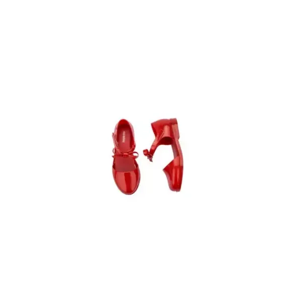 Janie and Jack Shoes & Accessories-Mini Melissa Baby Amy Jelly Sandal red