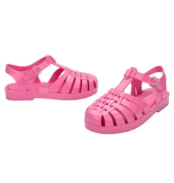 Janie and Jack Shoes-Mini Melissa Kid Possession Sandal pink