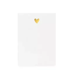 Janie and Jack Desk Accessories-Mini Pad, Gold Heart multi