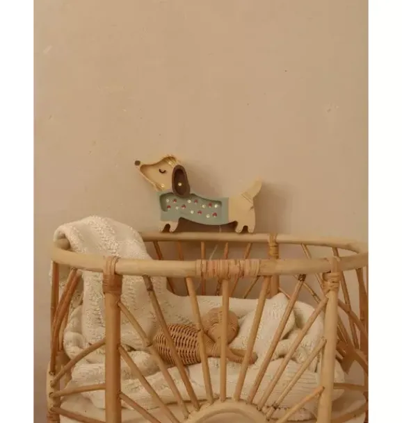 Janie and Jack Lighting-Mini Puppy Lamp mushrooms on green