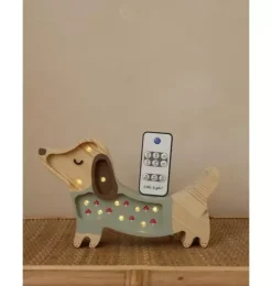 Janie and Jack Lighting-Mini Puppy Lamp mushrooms on green