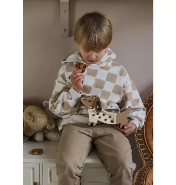 Janie and Jack Lighting-Mini Puppy Lamp chocolate heart