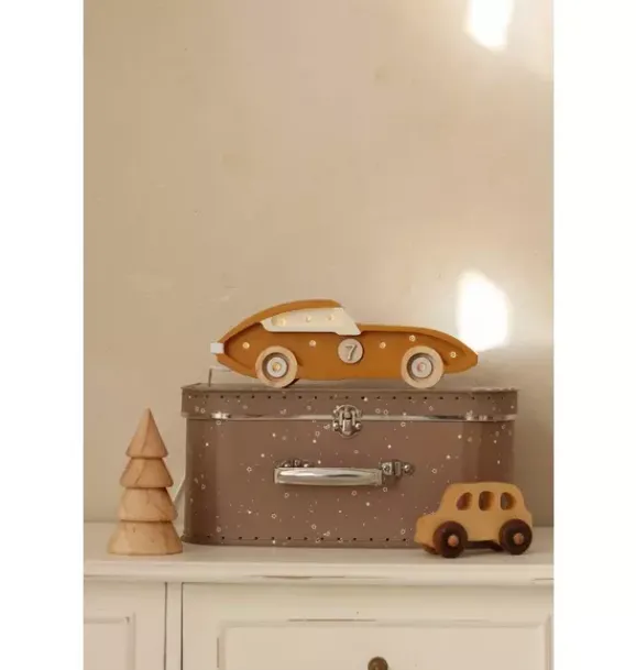 Janie and Jack Lighting-Mini Race Car Lamp mustard