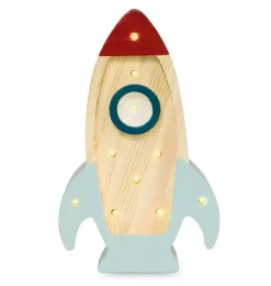 Janie and Jack Lighting-Mini Rocket Ship Lamp wood