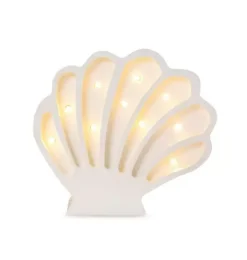 Janie and Jack Lighting-Mini Seashell Lamp white pearl