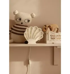 Janie and Jack Lighting-Mini Seashell Lamp white pearl