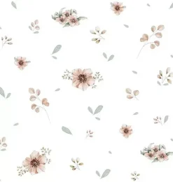 Janie and Jack Wallpaper-Minimini Flowers Wallpaper multi