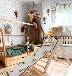 Janie and Jack Wallpaper-Minimini Leaves Wallpaper multi