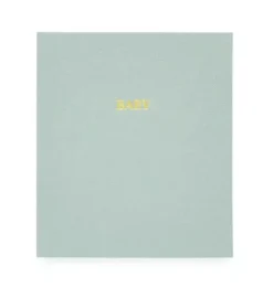 Janie and Jack Desk Accessories-Mist Green Baby Book multi