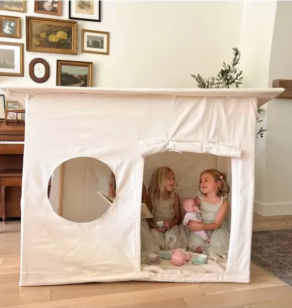Janie and Jack Playroom-Modern Play Tent ivory
