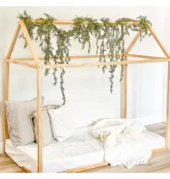 Janie and Jack Toddler Furniture|Bedroom Furniture-Montessori House Bed / Size Crib wood