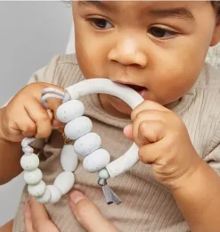 Janie and Jack Teethers And Bottles-Moonlight Arch Teether white