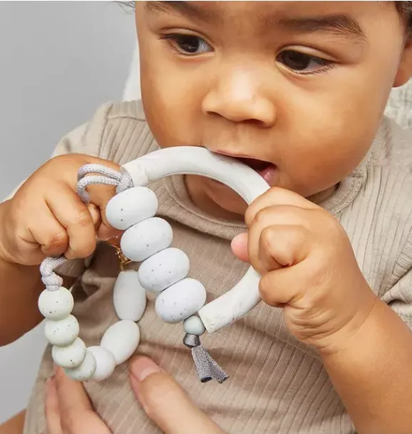 Janie and Jack Teethers And Bottles-Moonlight Arch Teether white