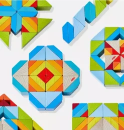 Janie and Jack Development Toys-Mosaic 3D Wooden Arranging Game multi-color