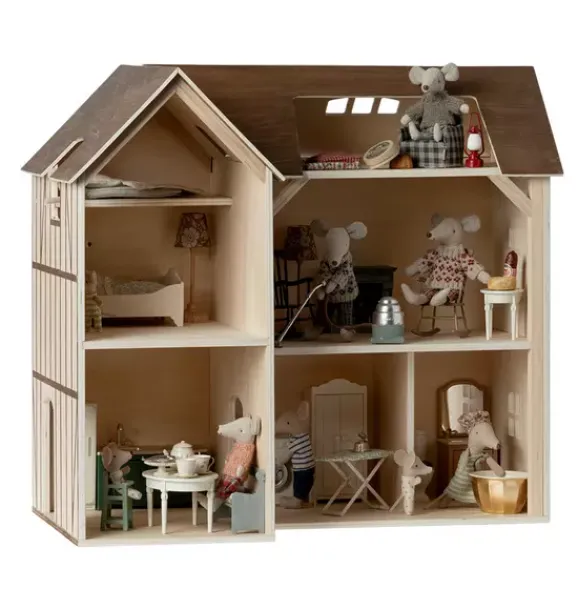 Janie and Jack Dolls-Mouse Hole Farmhouse brown