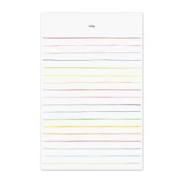 Janie and Jack Stationery--Stripe Notepad multi