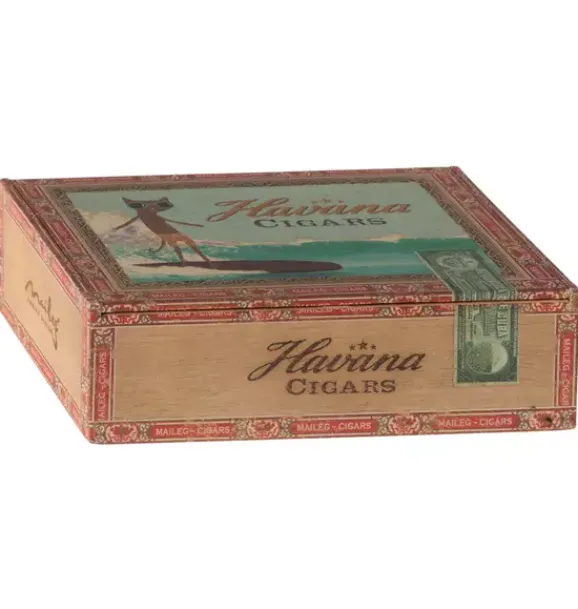 Janie and Jack Dolls-Mum & Dad Mice in Cigar Box multi