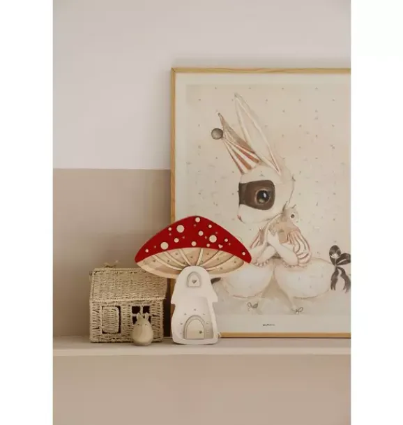 Janie and Jack Lighting-Mushroom House Lamp fairies toadstool