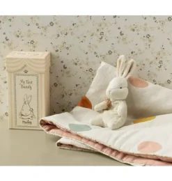 Janie and Jack Stuffed Animals-My first bunny - off white