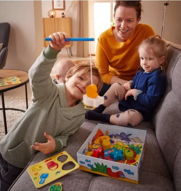 Janie and Jack Development Toys-My Very First Games - Here, Fishy, Fishy! Magnetic Game multi-color