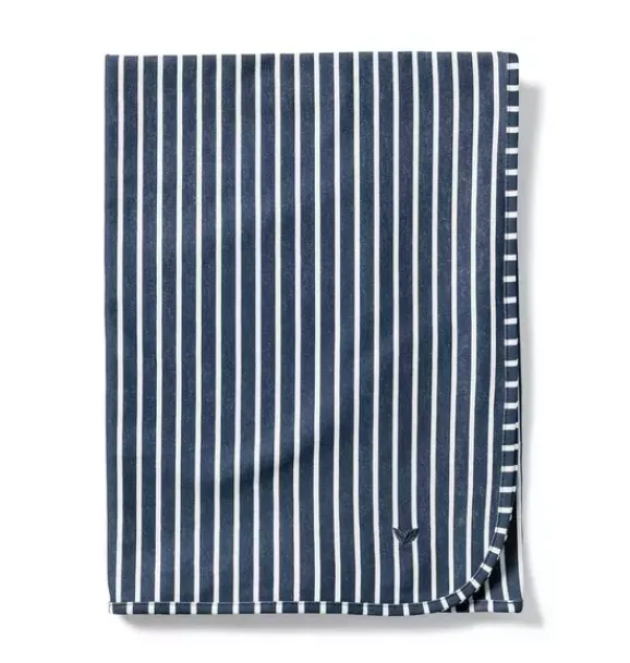 Janie and Jack Baby Accessories|Nursery-Pima Cotton Blanket navy stripe