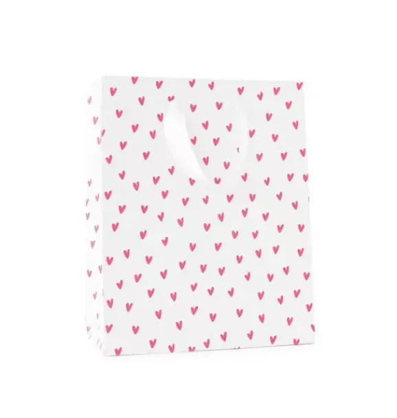 Janie and Jack Desk Accessories|Party Supplies-Neon Heart Gift Bag multi