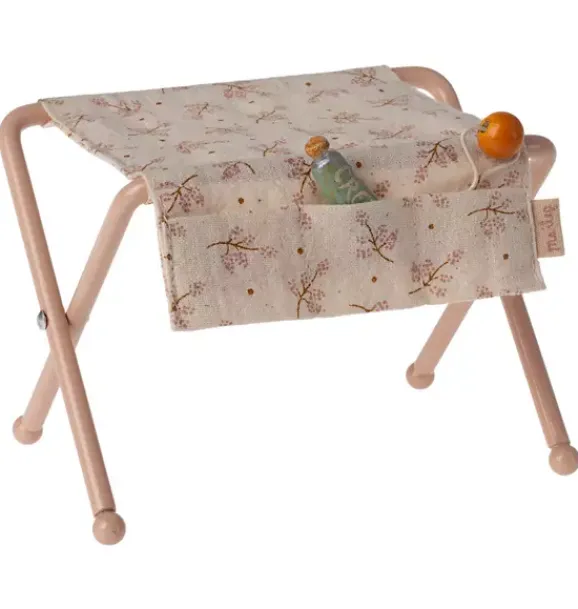 Janie and Jack Dolls-Nursery Table, Baby Mouse - rose