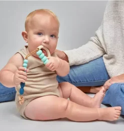 Janie and Jack Teethers And Bottles-Ocean Arch Teether aqua